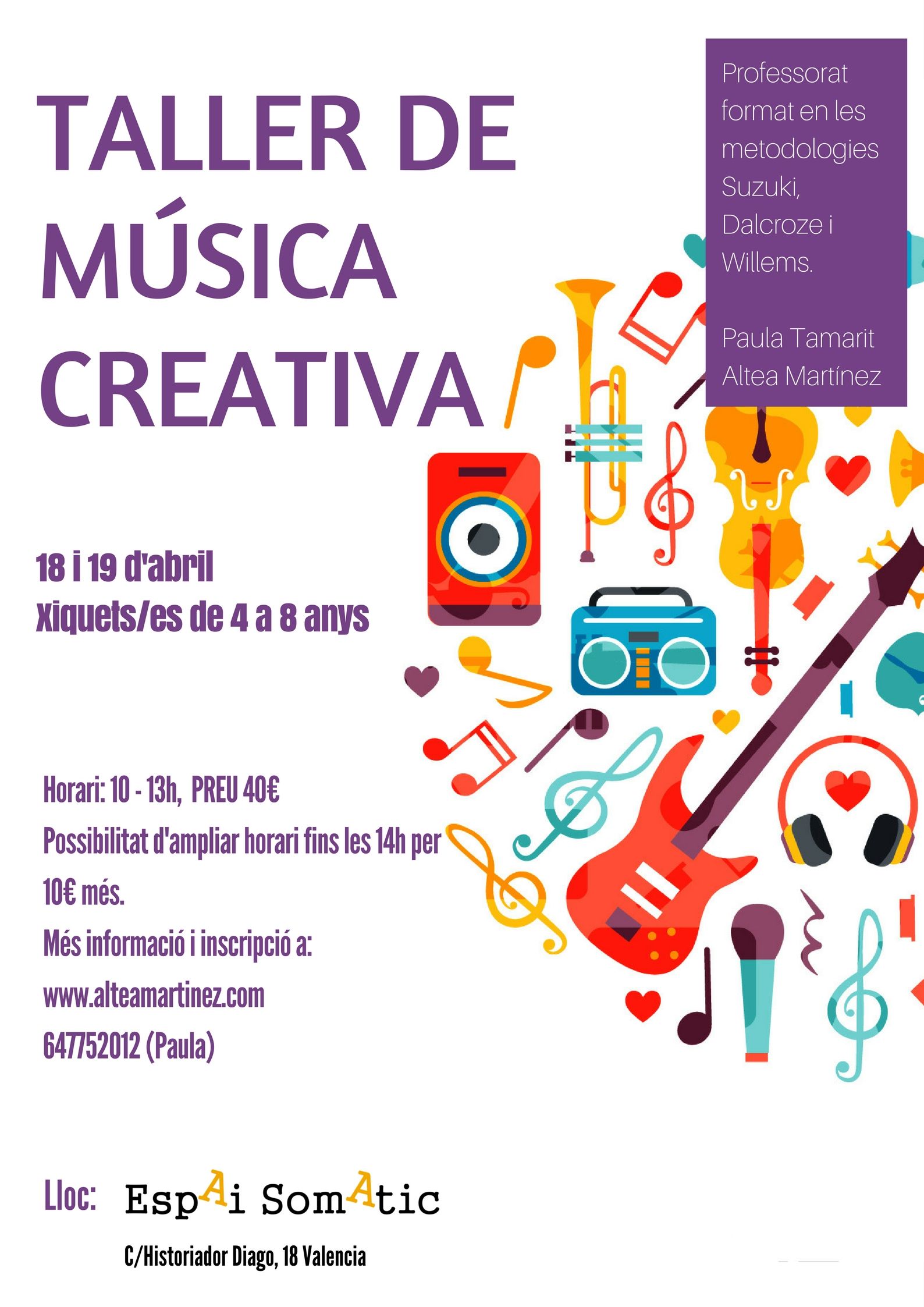 TALLER DE MÚSICA CREATIVA